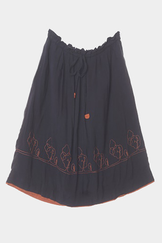 POU DOU DOU  - linen blend Skirts[WOMAN 28~FREE]