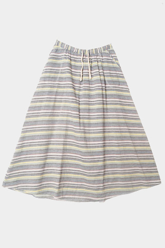VENT COUVERT - linen blend Skirts[WOMAN 28~FREE]