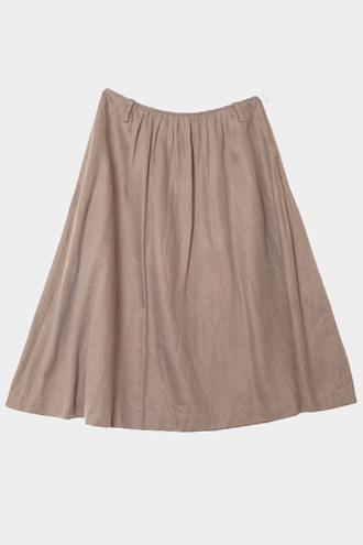 HUMAN WOMAN - linen blend Skirts[WOMAN 26]