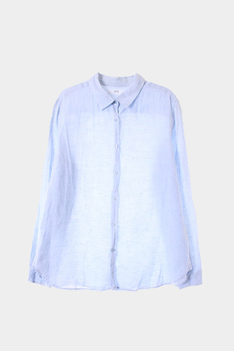 UNIQLO 셔츠 - linen 100% blend[WOMAN 77]