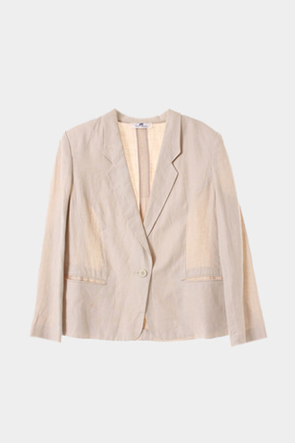 JANE MORE 자켓 - linen 100% blend[WOMAN 55]