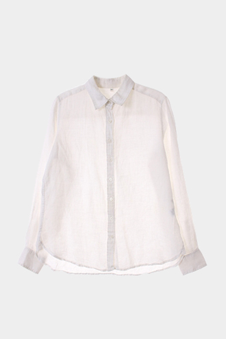 MUJI 셔츠 - linen 100% blend[WOMAN 77]
