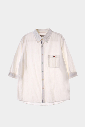SUCKA 7부 셔츠 - linen blend[MAN L]