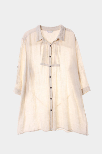 Pyumosso DRESS - linen blend[WOMAN 88]