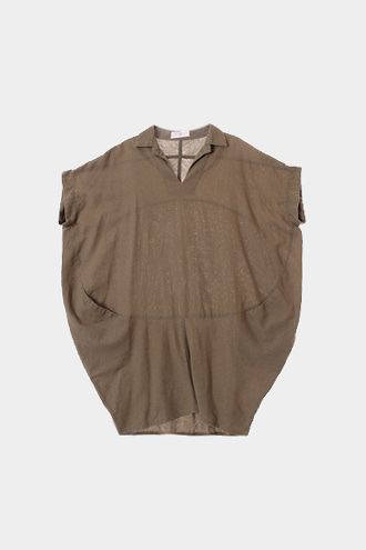 r.p.s DRESS - linen blend[WOMAN 88]