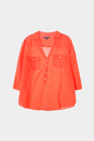 Gap 7부 셔츠 - linen blend[WOMAN 88]