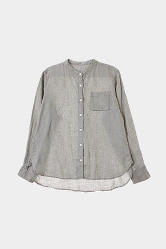 MUJI 셔츠 - linen 100% blend[WOMAN 66~77]