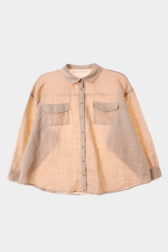 NICE CLAUP 셔츠 - linen 100% blend[WOMAN 88]
