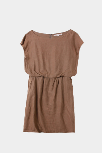 NATURAL BEAUTY DRESS - linen blend[WOMAN 66~77]