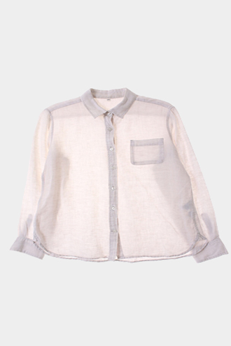 MUJI 셔츠 - linen 100% blend[WOMAN 66]