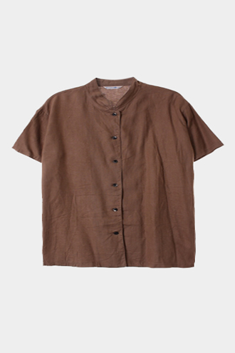 BELLUNA 2/1 셔츠 - linen 100% blend[WOMAN 88]