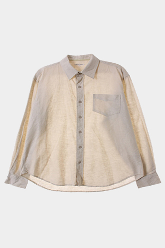 SOFT GREY 셔츠 - linen blend[MAN M]