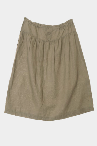 chambre de nimes - linen 100% blend Skirts[WOMAN 30~34]
