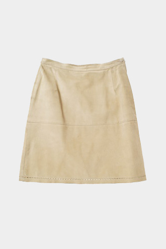 MAX&amp;Co real leather SKIRT[WOMAN 26]