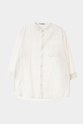 BROWNY STANDARD 7부 셔츠 - linen blend[MAN M]