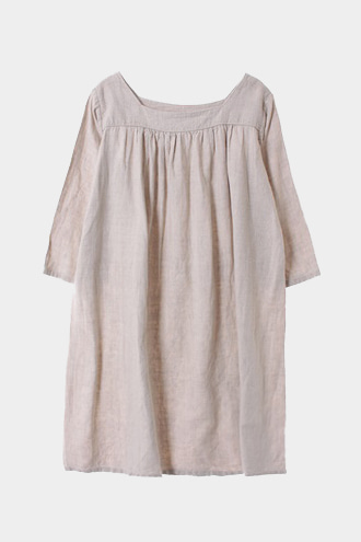linen blend DRESS [WOMAN 77]