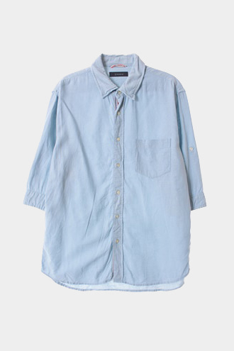 RAGEBLUE 7부 셔츠 - linen blend[MAN L]