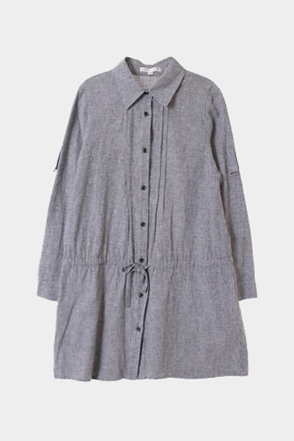 KLEIN PLUS DRESS - linen blend[WOMAN 66~77]