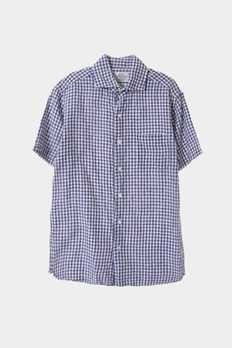 UNITED ARROWS 2/1 셔츠 - linen 100% blend[MAN M]
