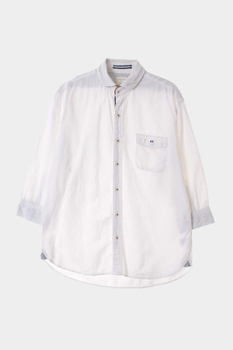 BACK NUMBER 7부 셔츠 - linen blend[MAN M]