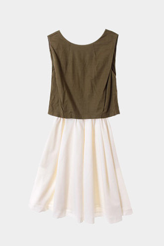 LAGUNAMOON DRESS - linen blend[WOMAN 44]