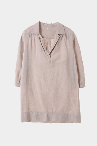 MUJI DRESS - linen blend[WOMAN 55]