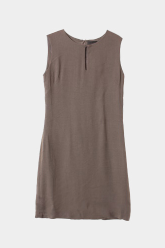 K.T. DRESS - linen blend[WOMAN 44~55]
