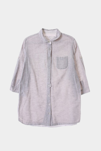 Beaumont Carr 7부 셔츠 - linen blend[WOMAN 77]