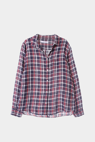 BACK NUMBER 셔츠 - linen 100% blend[WOMAN 77~88]