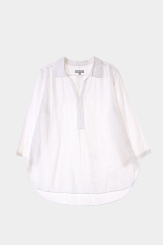 MARGARET HOWELL 7부 셔츠 - linen 100% blend[WOMAN 88]