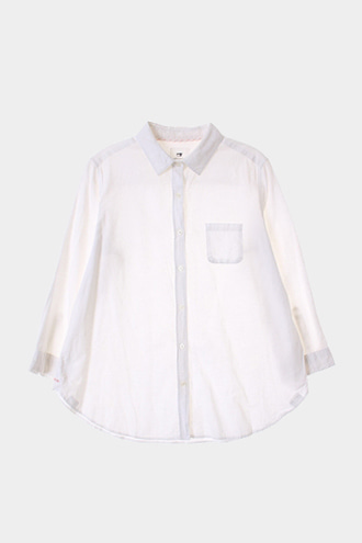 ikka 7부 셔츠 - linen blend[WOMAN 77]