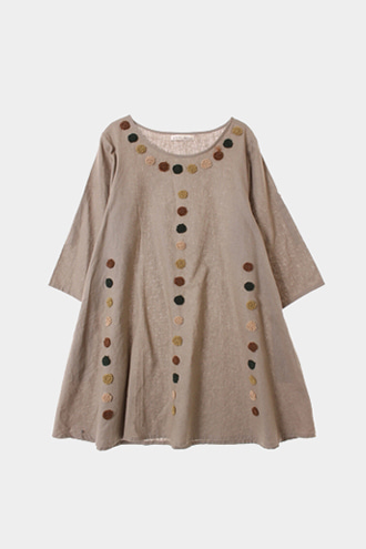Dandelion DRESS - linen blend[WOMAN 66]