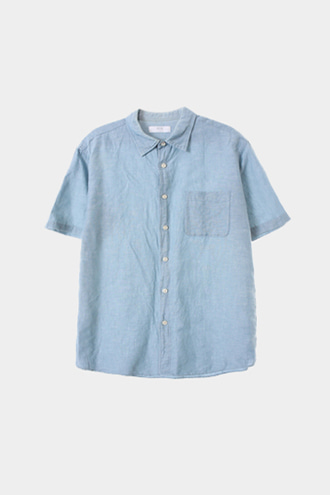 UNIQLO 2/1 셔츠 - linen blend[MAN L]