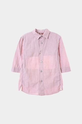 MORGAN 7부 셔츠 - linen blend[MAN M]