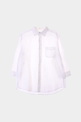 UNITED ARROWS 7부 셔츠 - linen 100% blend[MAN M]