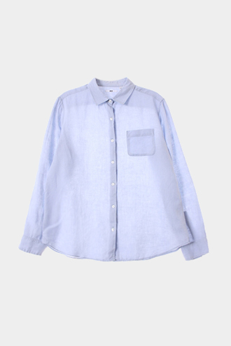 UNIQLO 셔츠 - linen 100% blend[WOMAN 77~88]