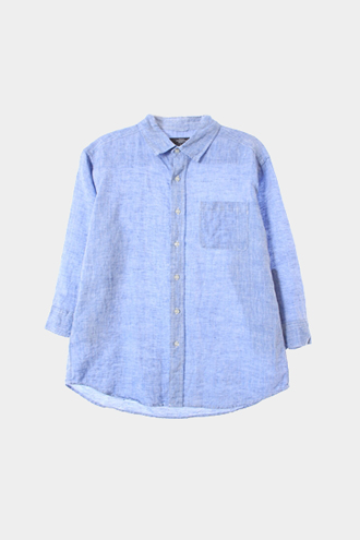 RAGEBLUE 7부 셔츠 - linen 100% blend[MAN M]
