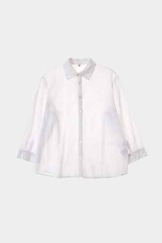 UNQILO 7부 셔츠 - linen blend[WOMAN 88]