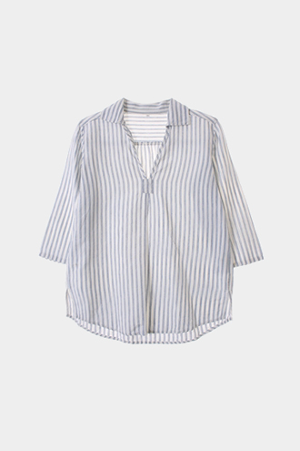 Petitic Style 7부 셔츠 - linen blend[WOMAN 55]