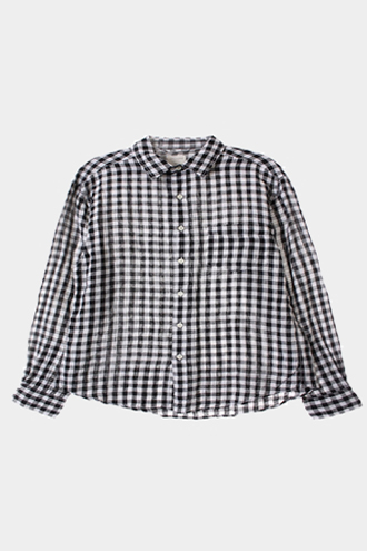 BACK NUMBER 셔츠 - linen 100% blend[MAN M]
