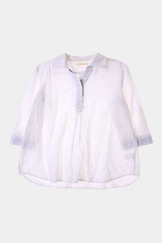 Merdel&#039;or 7부 셔츠 - linen blend[WOMAN 77]