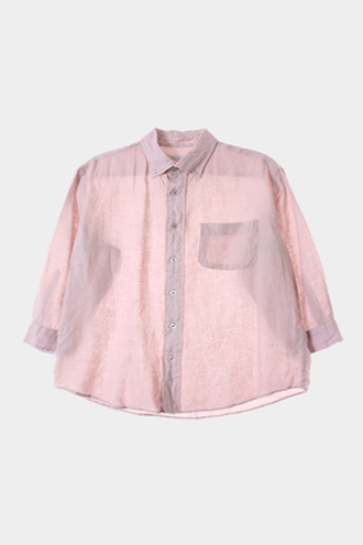 UNITED ARROWS 7부 셔츠 - linen 100% blend[MAN S]