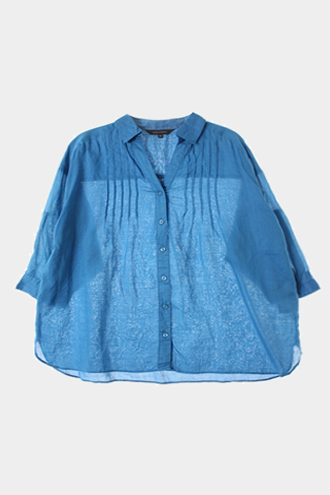 GALLORIA 7부 셔츠 - linen 100% blend[WOMAN 88]