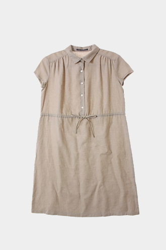 Do!Family DRESS - linen blend[WOMAN 66~77]