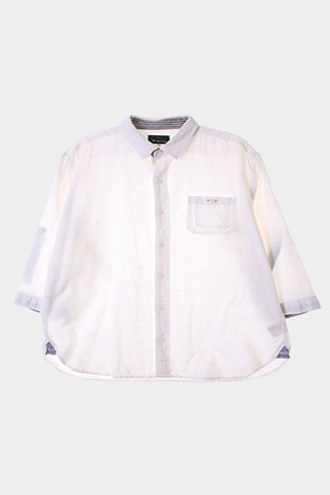 THE SHOP TK 7부 셔츠 - linen blend[MAN L]