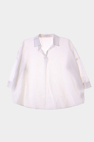 chocol raffine 7부 셔츠 - linen blend[WOMAN 88]