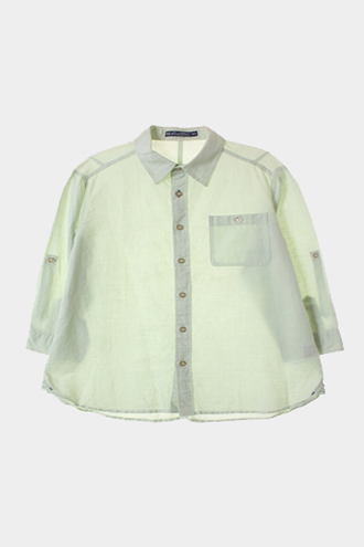 Oval Dice 7부 셔츠 - linen blend[MAN M]