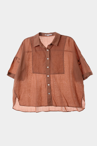 Chris 2/1 셔츠 - linen 100% blend[WOMAN 88]