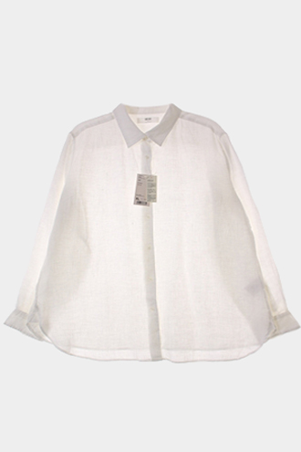 UNIQLO 셔츠 - linen 100% blend[신품 WOMAN 88]