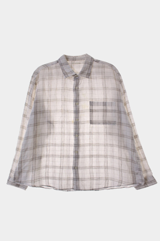 GU 셔츠 - linen 100% blend[MAN L]